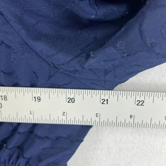 Mason & Belle Women’s Top / Blouse Sz L Navy Semi-sheer w/Lining Polyester NWT - Picture 12 of 13